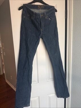 Kimes BETTY Dark Wash Straight-Leg Jeans